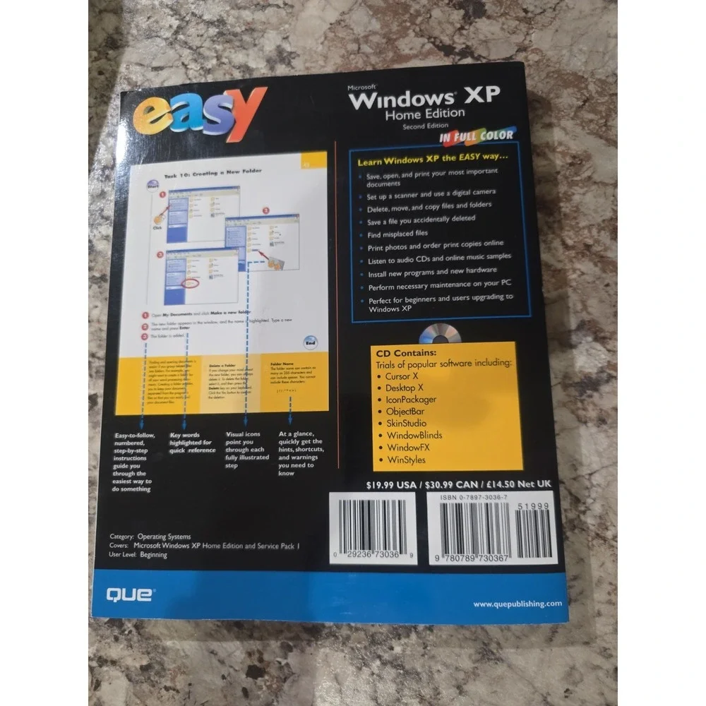 Easy Microsoft(R) Windows XP Home Edition (Que's Easy Series) Booklet